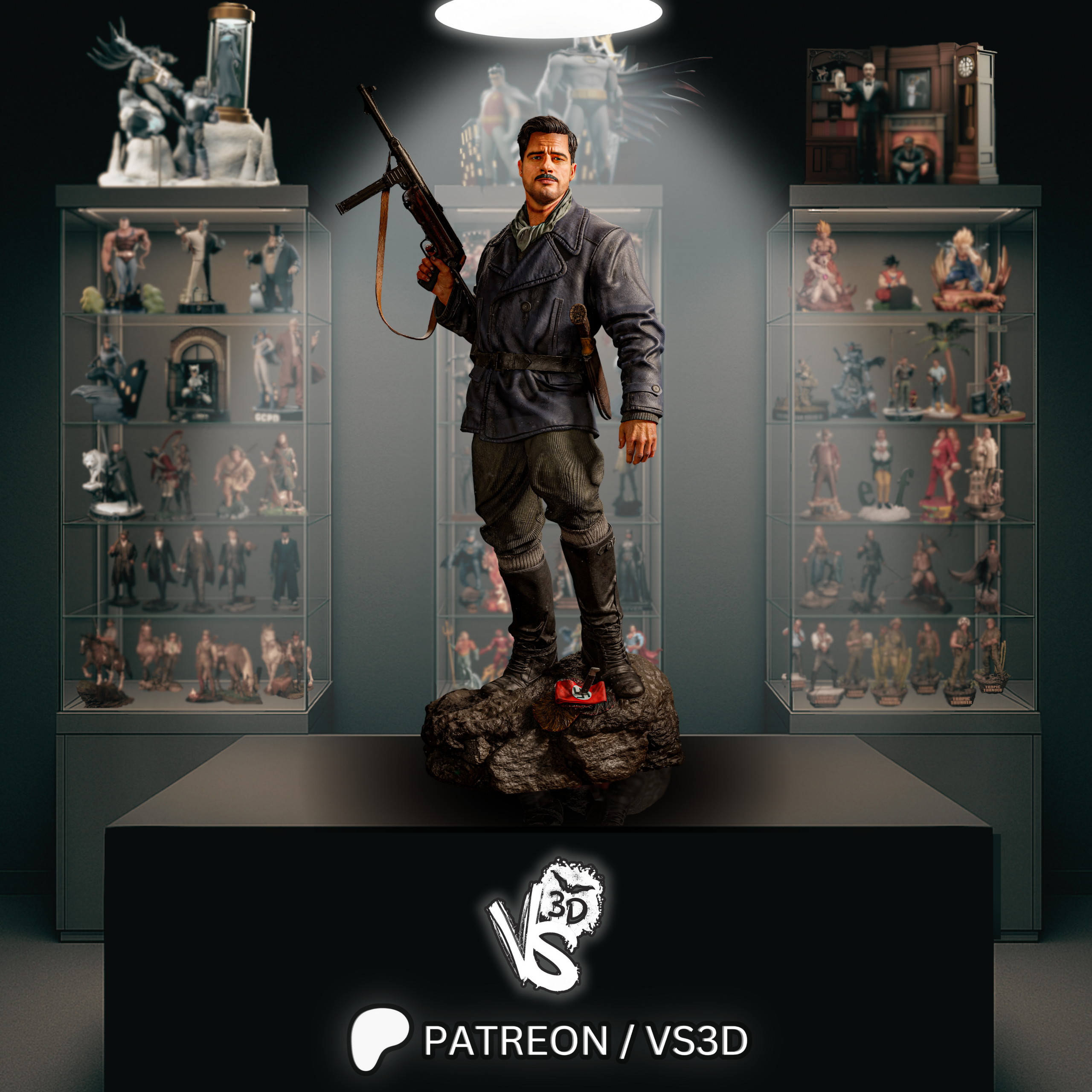 Aldo Raine Statue