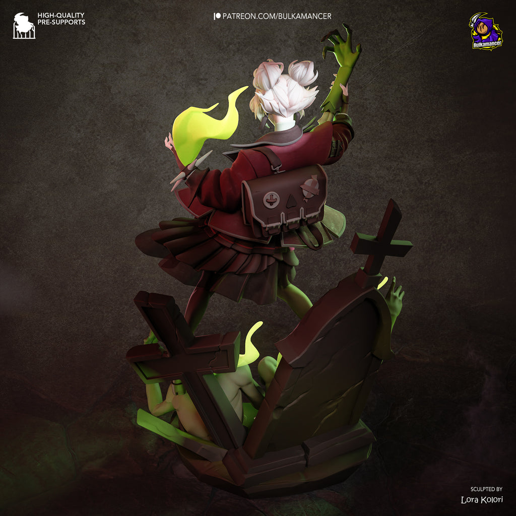 Graveborn Hex Statue