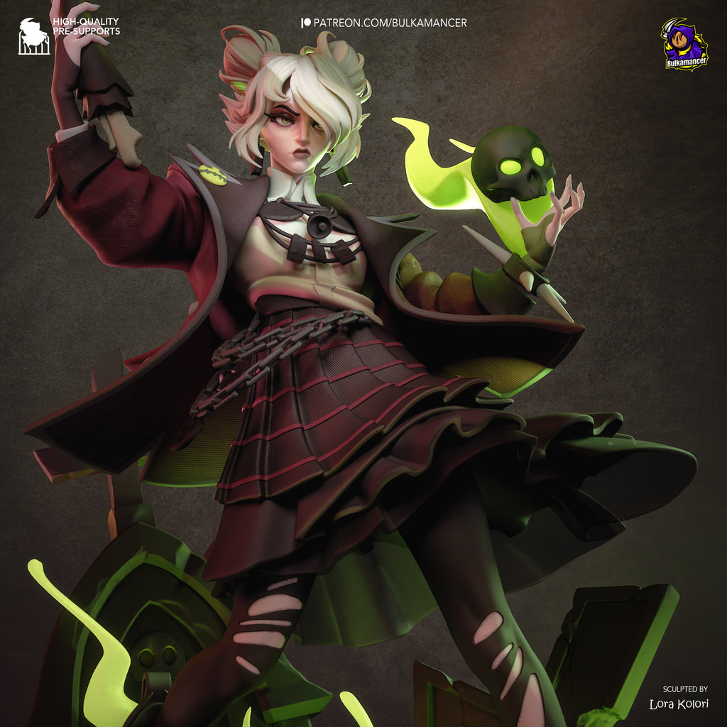 Graveborn Hex Statue