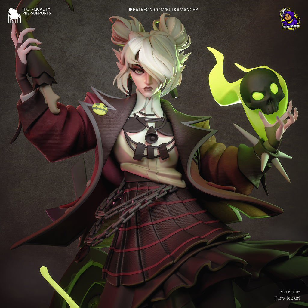 Graveborn Hex Statue