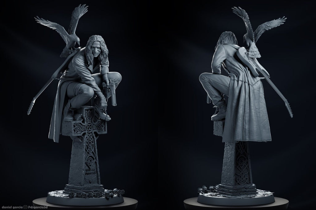 Dark Gothic Avenger Statue