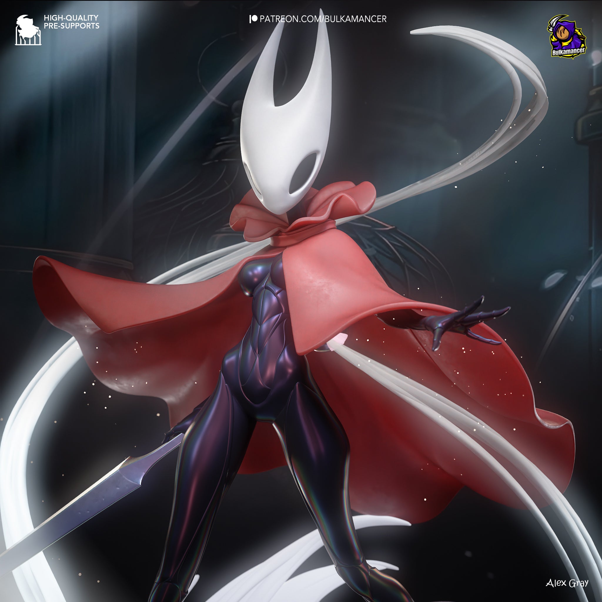 Hornet Silksong Statue