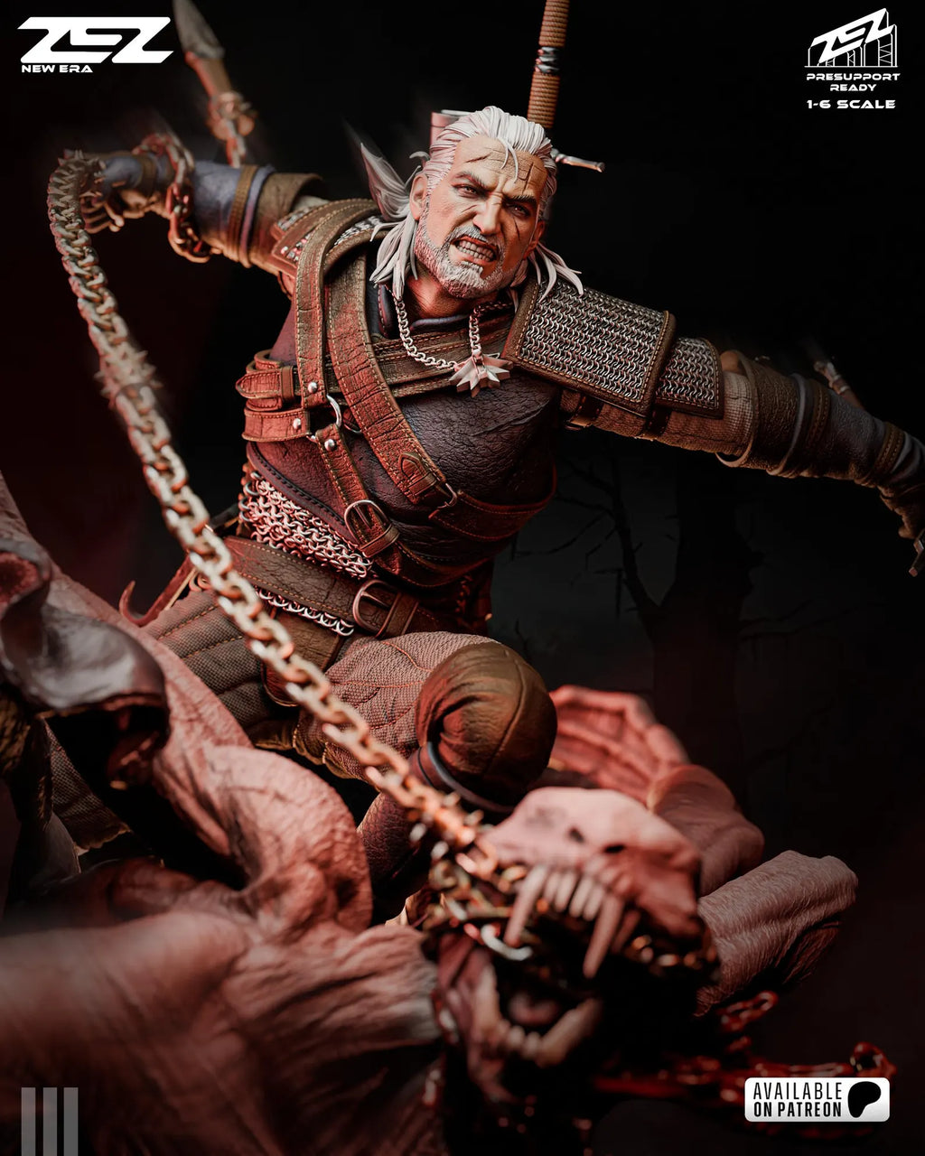 The White Wolf Hunt Diorama