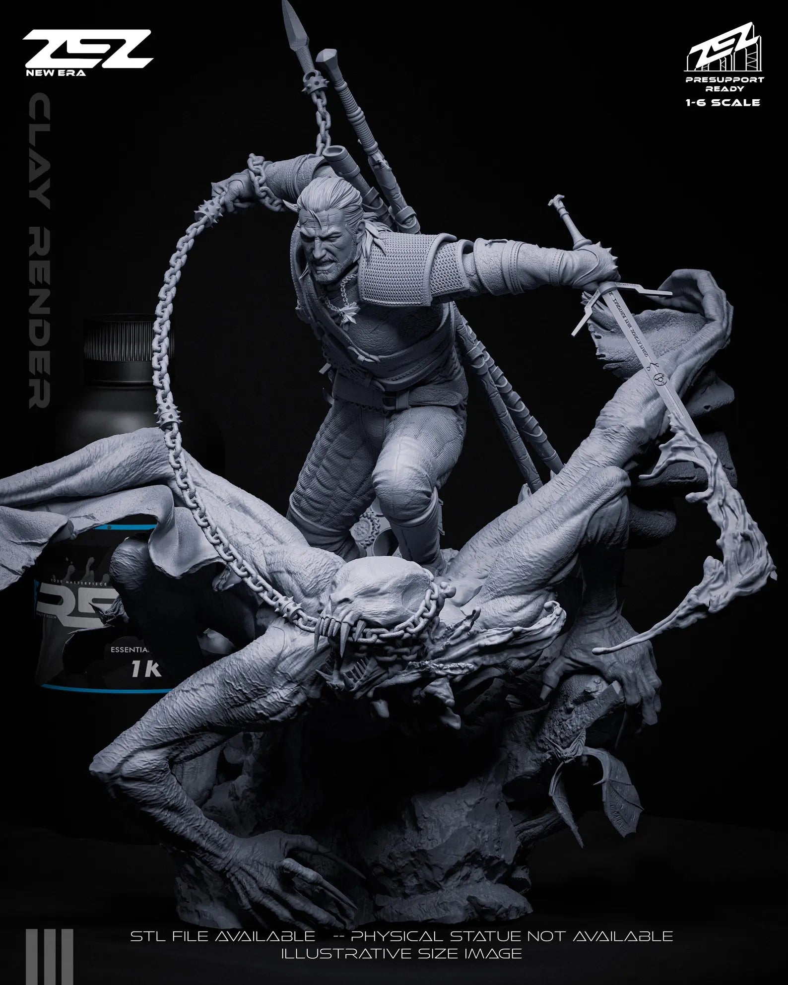 The White Wolf Hunt Diorama