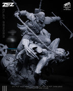The White Wolf Hunt Diorama