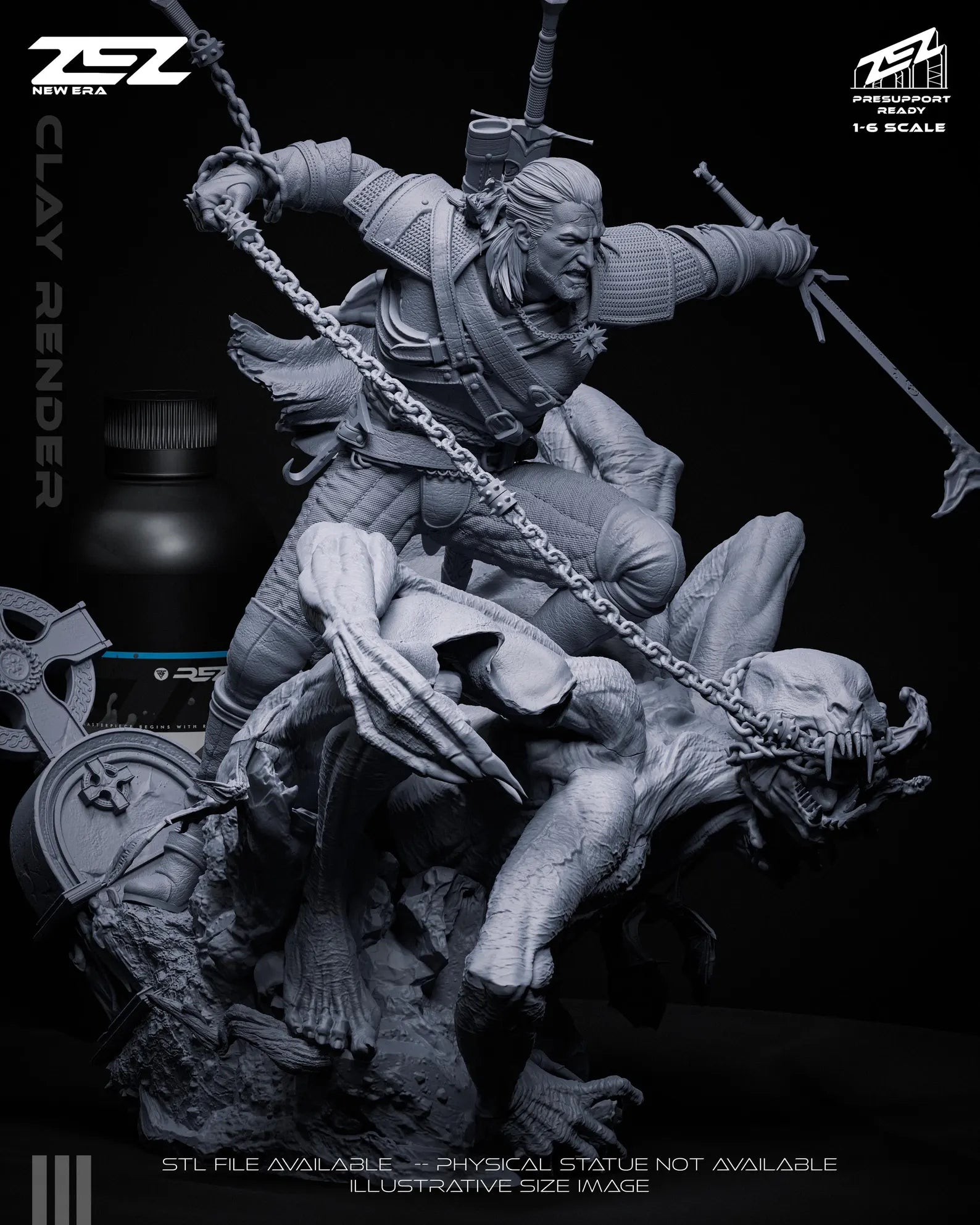 The White Wolf Hunt Diorama