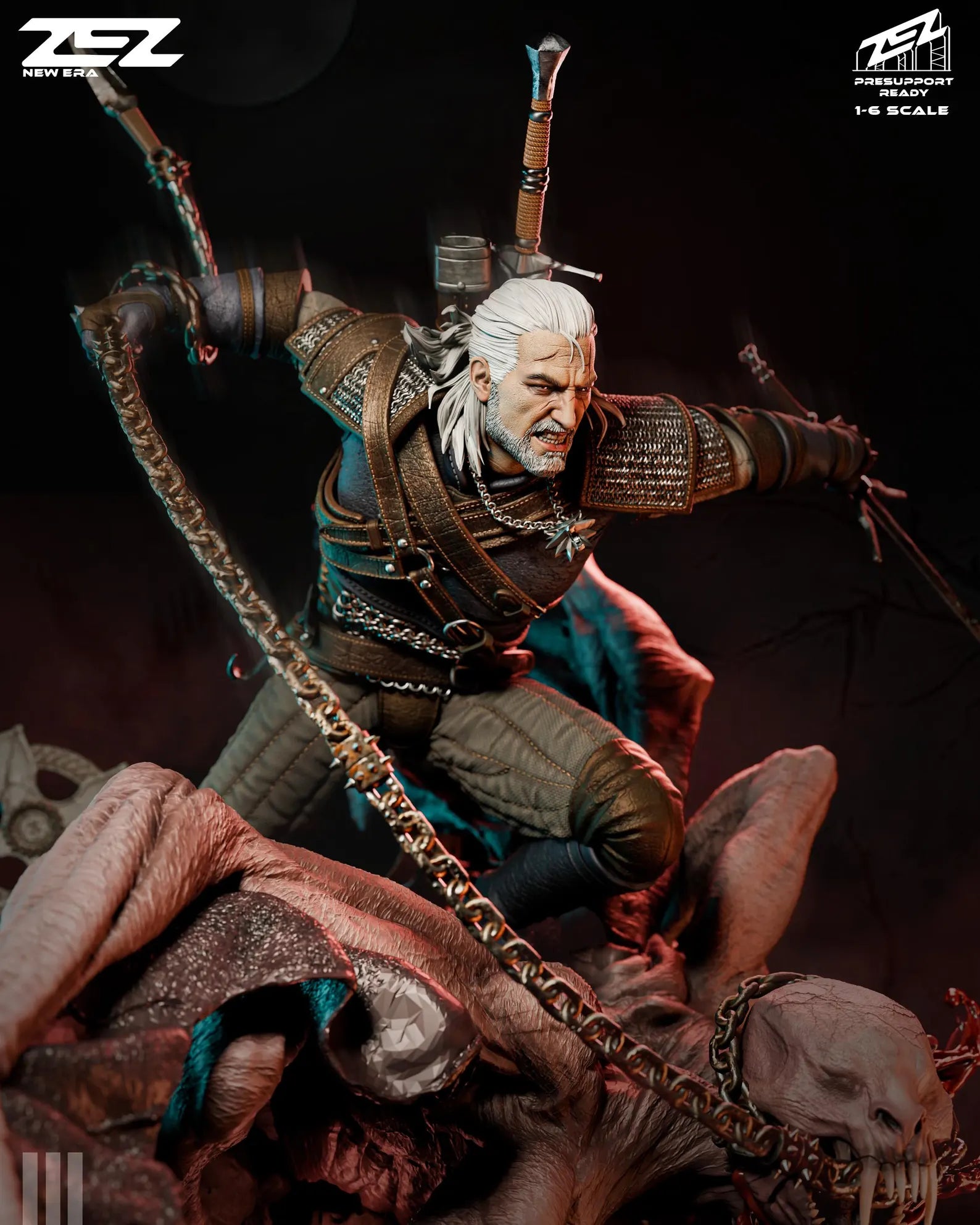The White Wolf Hunt Diorama