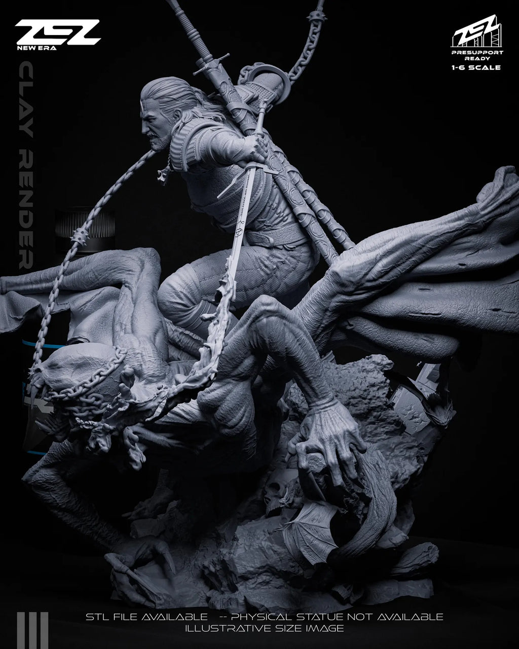 The White Wolf Hunt Diorama