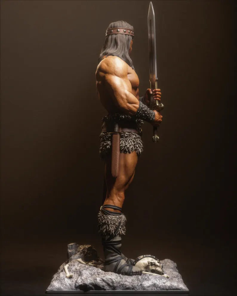 Savage Barbarian Statue