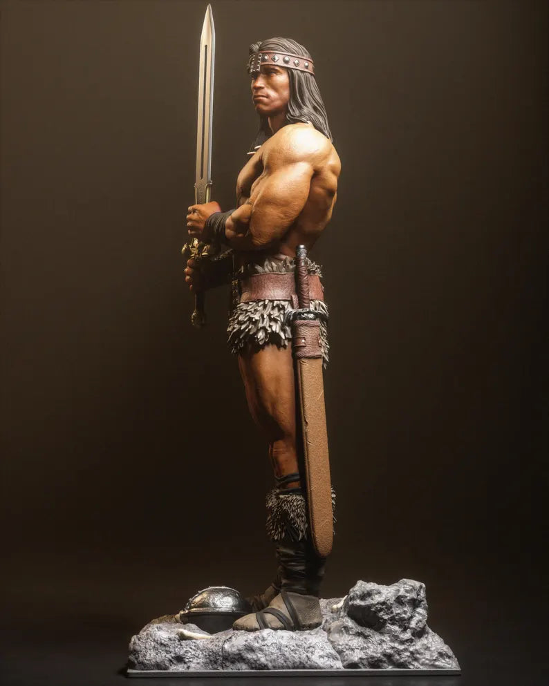 Savage Barbarian Statue