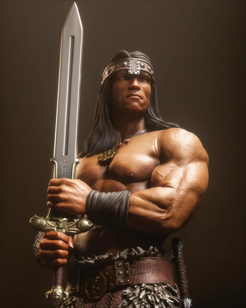Savage Barbarian Statue