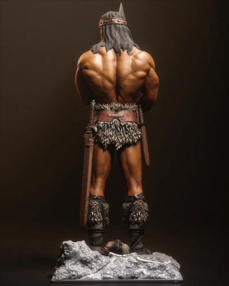Savage Barbarian Statue