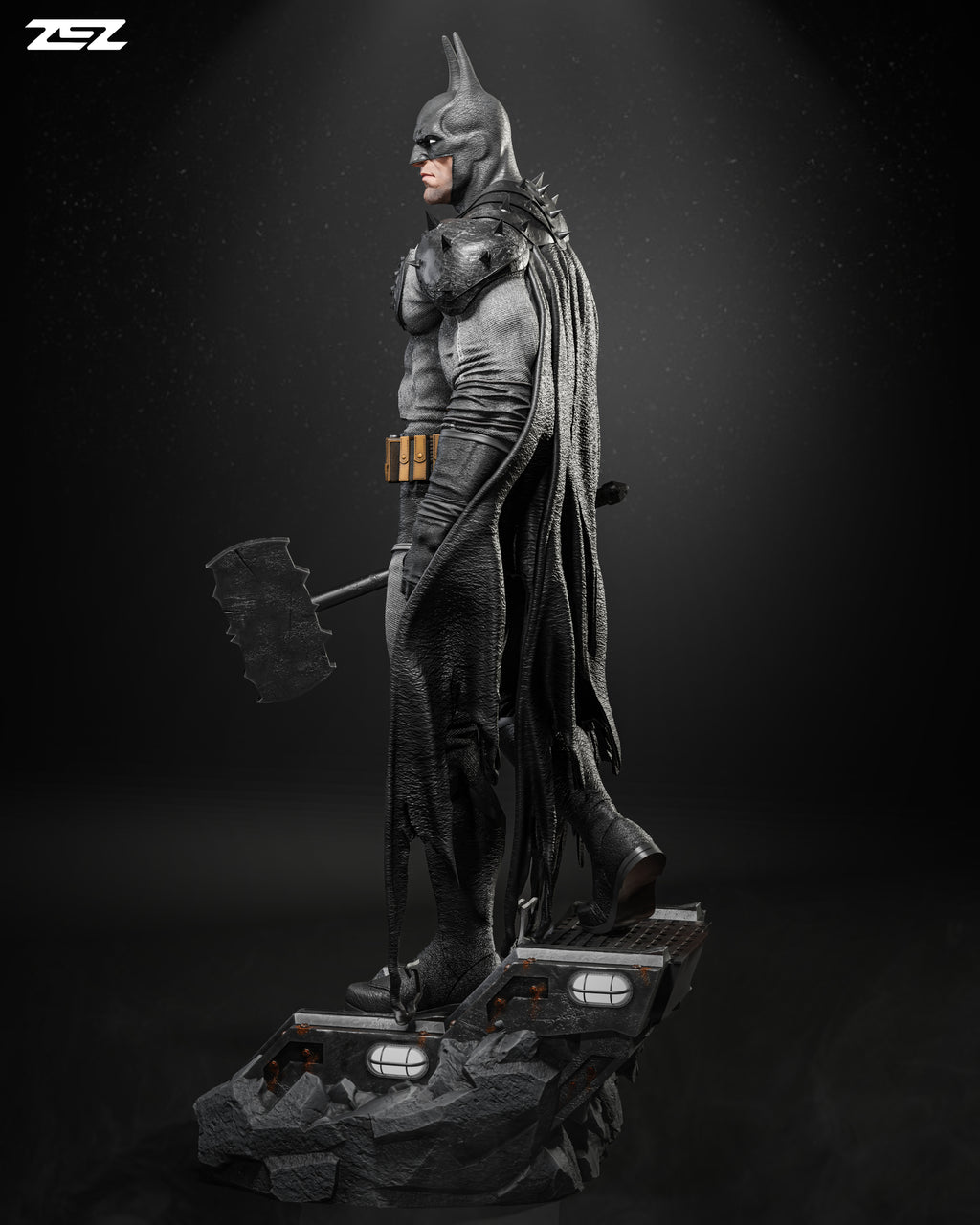 Axe of Gotham Statue