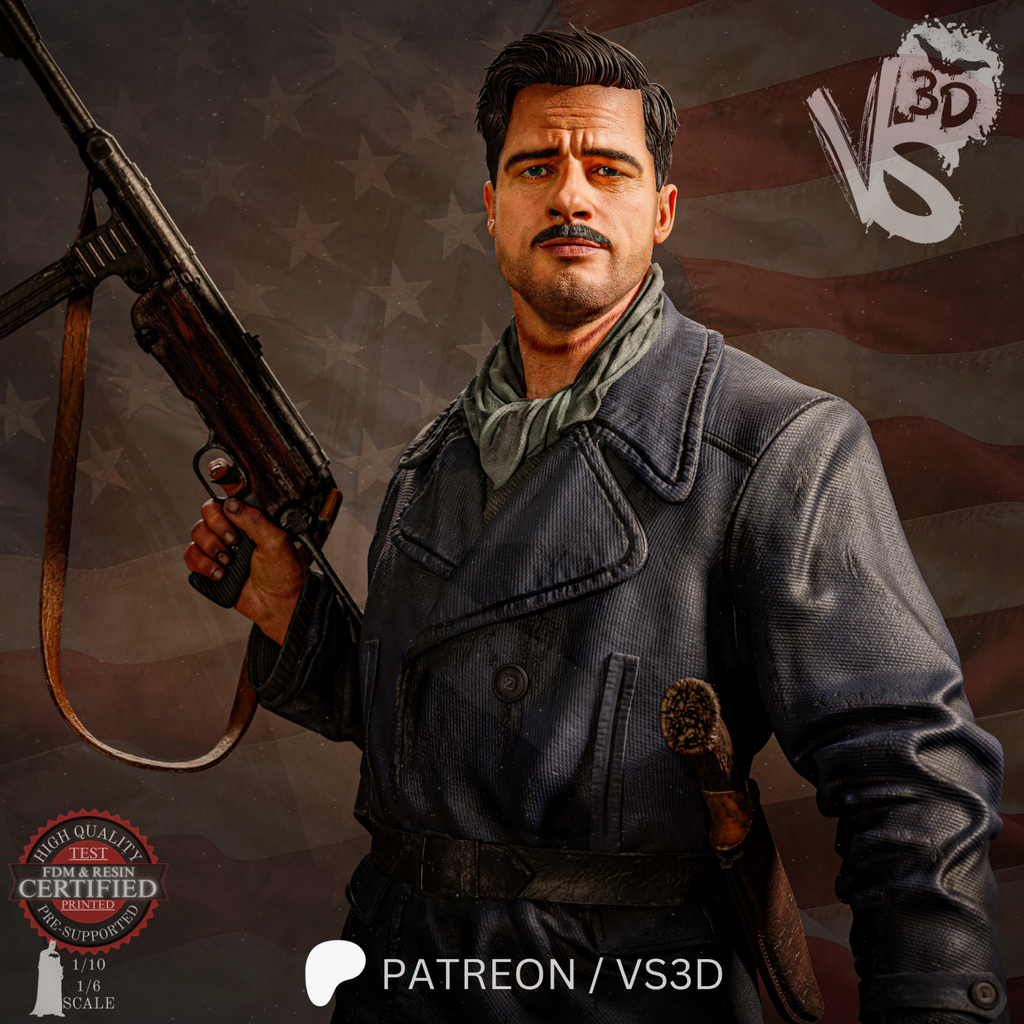Aldo Raine Statue