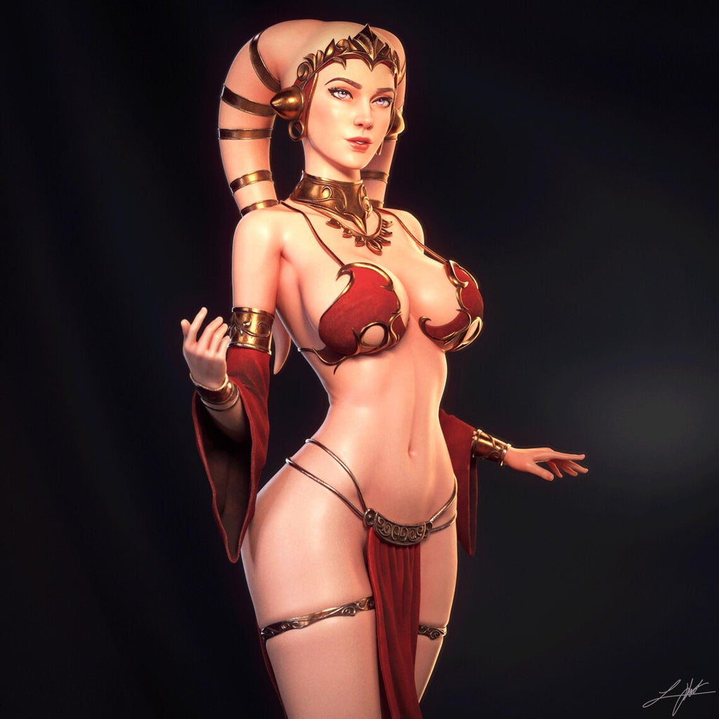 Space Hostess Statue