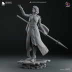 Moonlit Cleric Statue