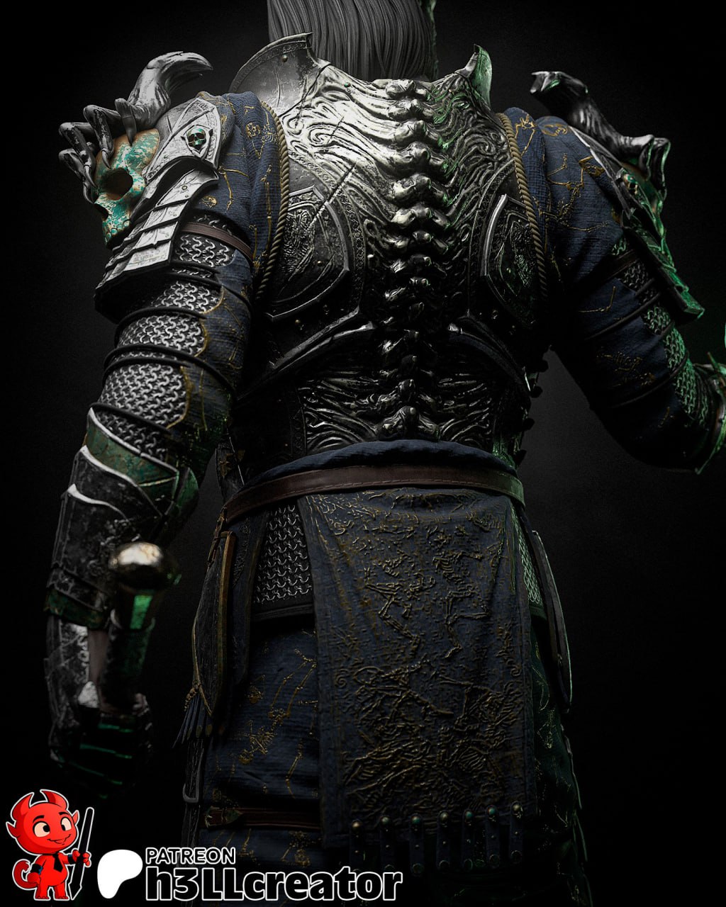 Immortal Oathbreaker General Statue