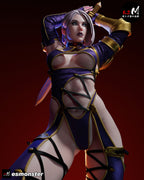 The Violet Duelist Statue