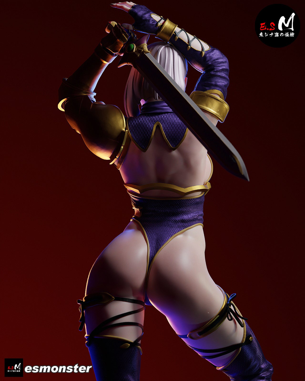 The Violet Duelist Statue