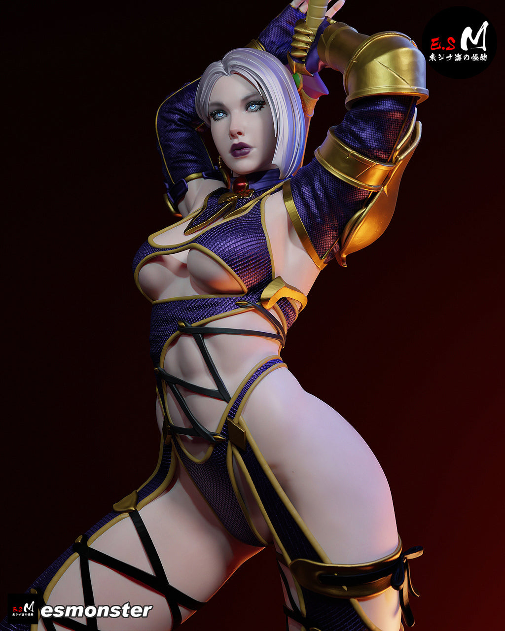The Violet Duelist Statue