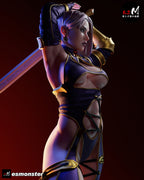 The Violet Duelist Statue