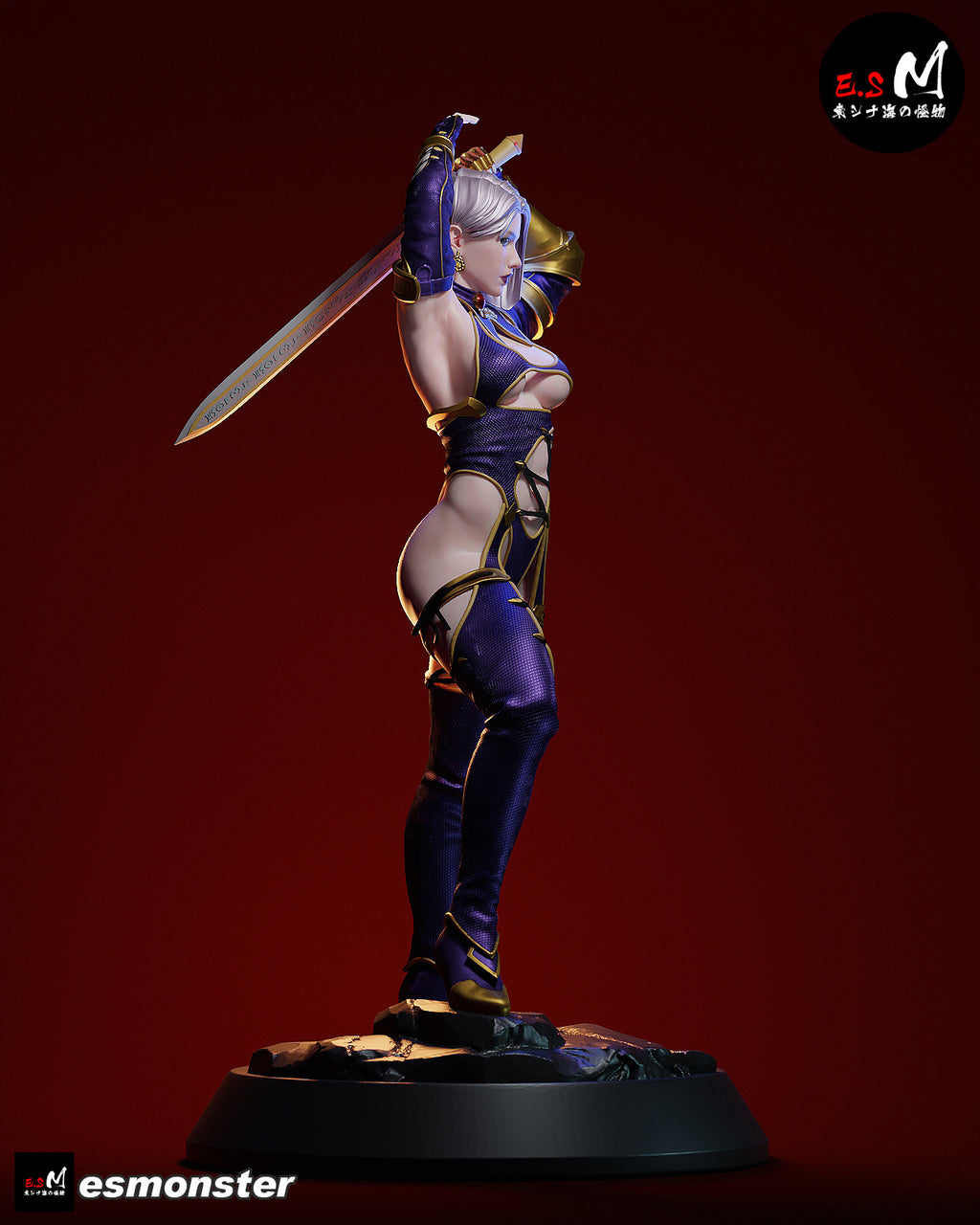 The Violet Duelist Statue