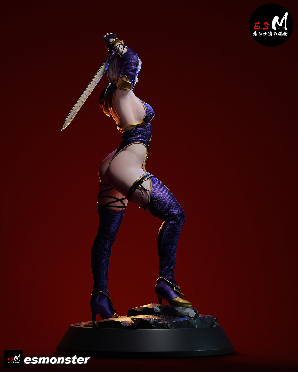 The Violet Duelist Statue