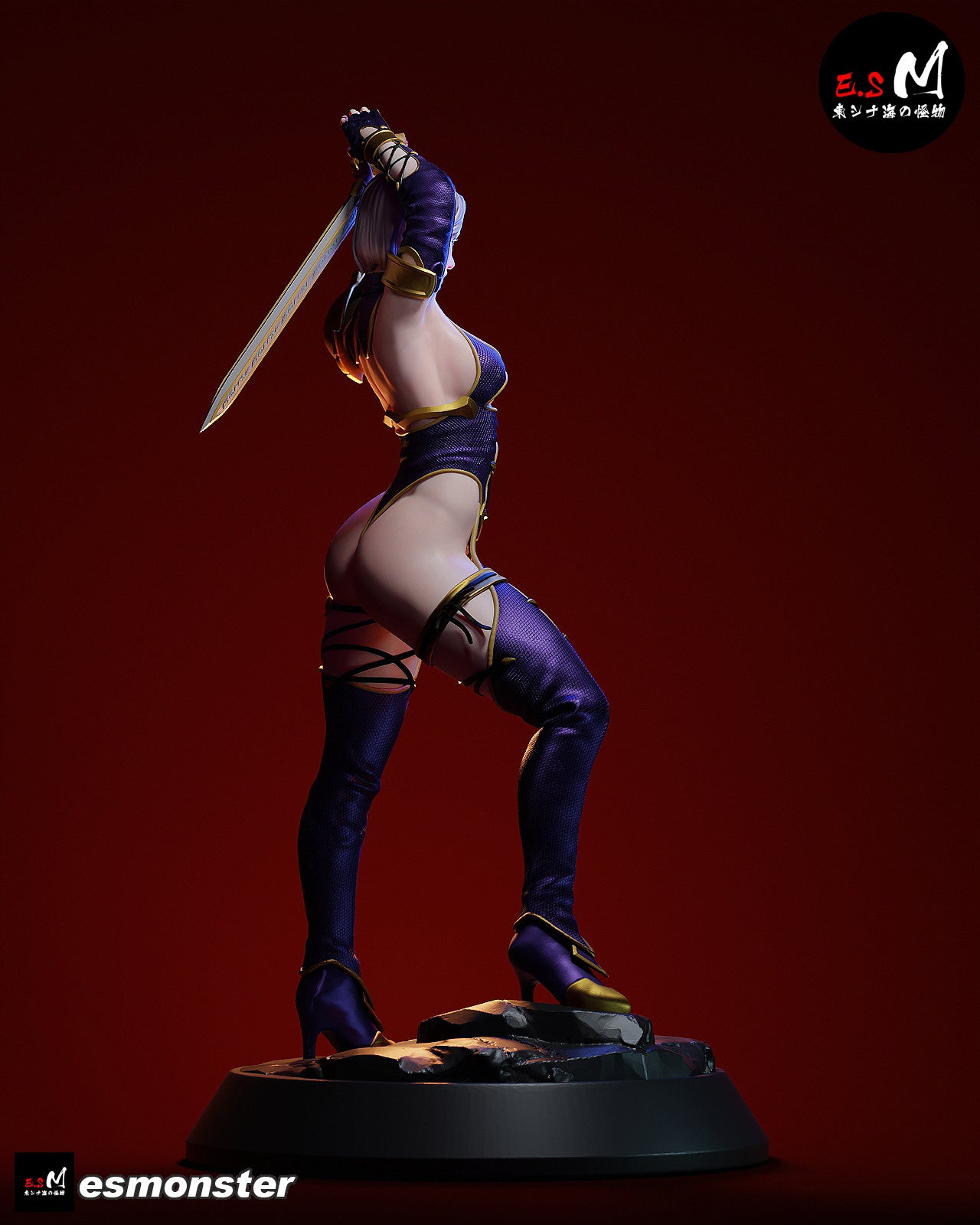 The Violet Duelist Statue