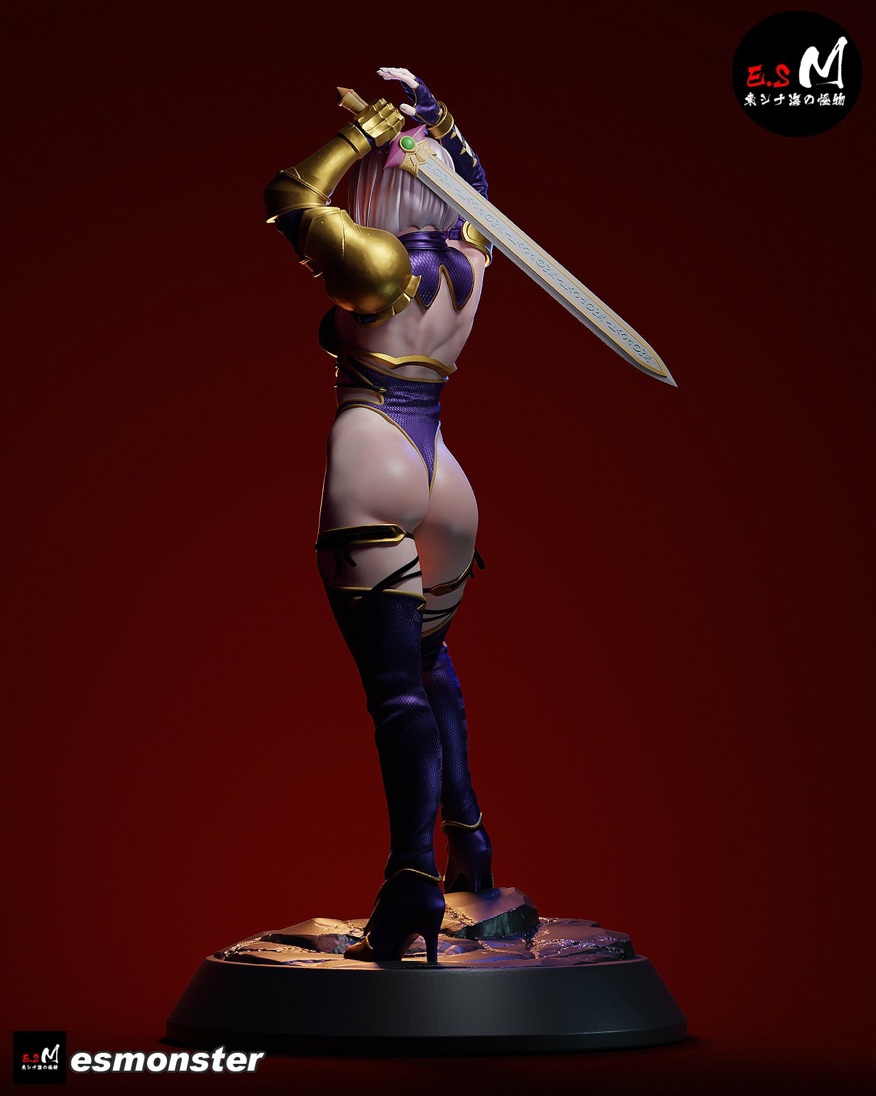 The Violet Duelist Statue