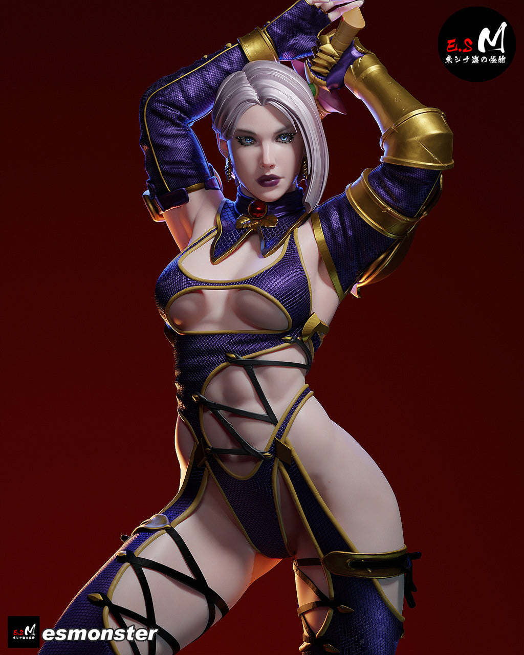 The Violet Duelist Statue