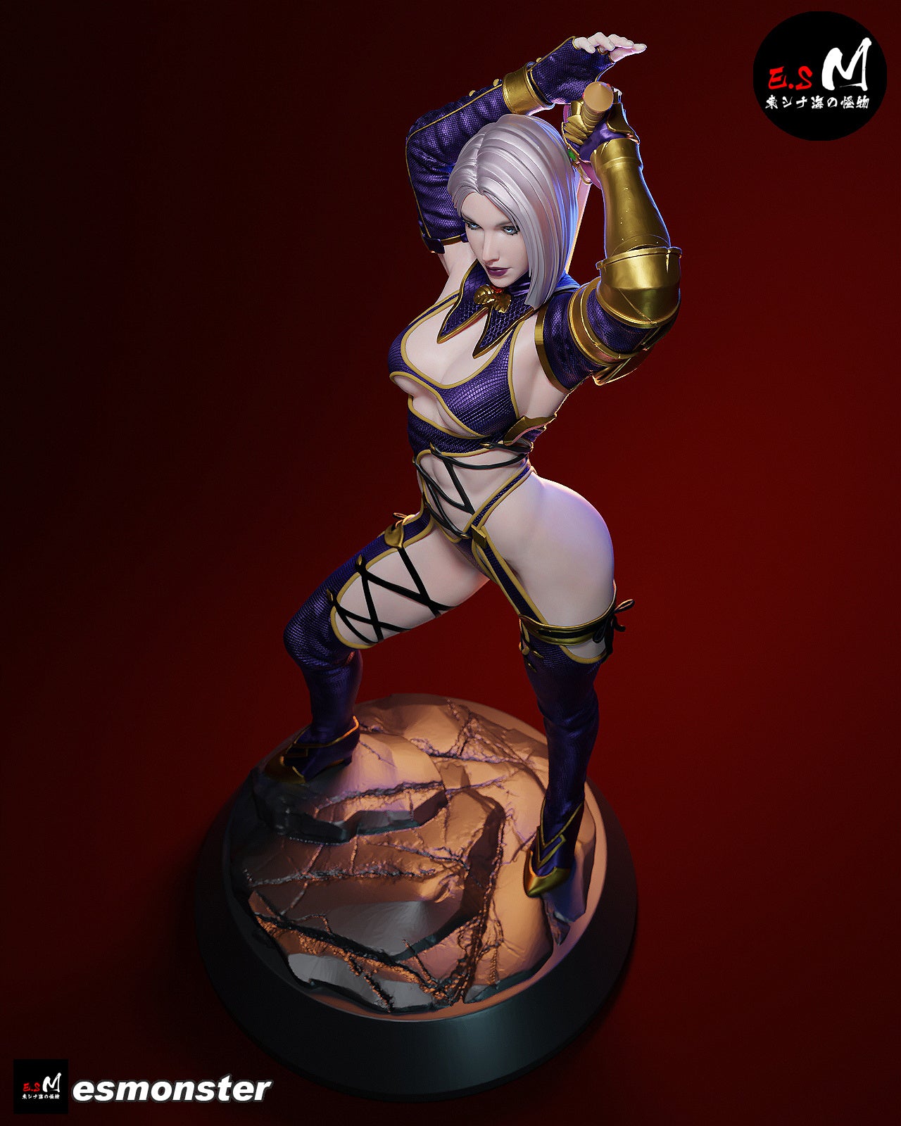 The Violet Duelist Statue