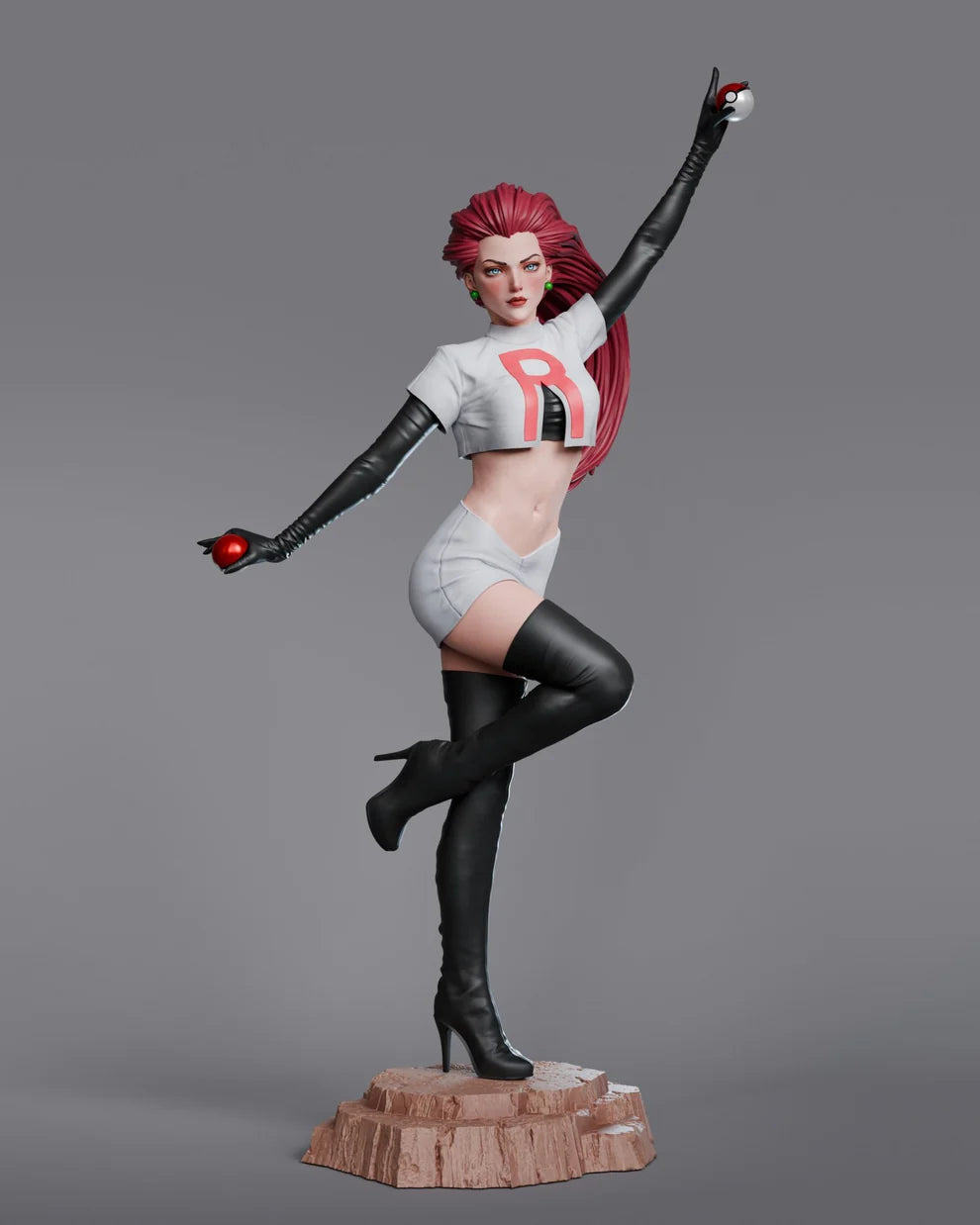 Rocket Girl Statue