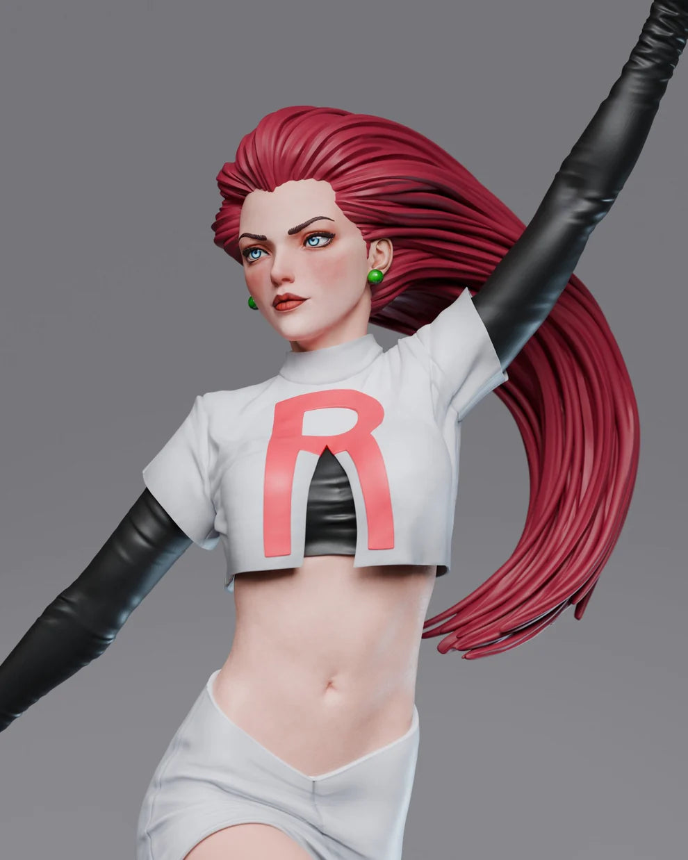 Rocket Girl Statue