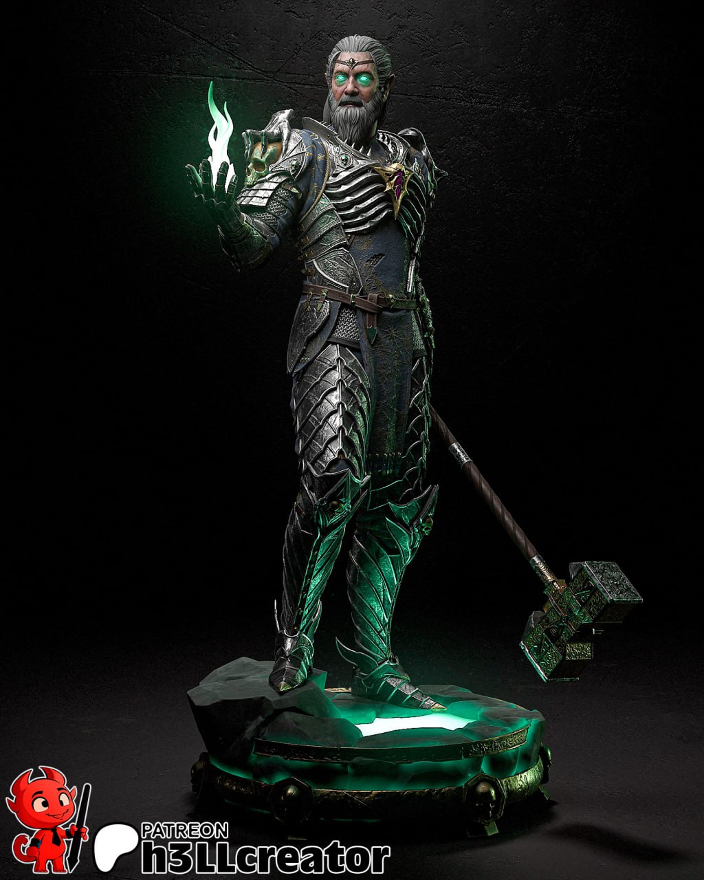 Immortal Oathbreaker General Statue