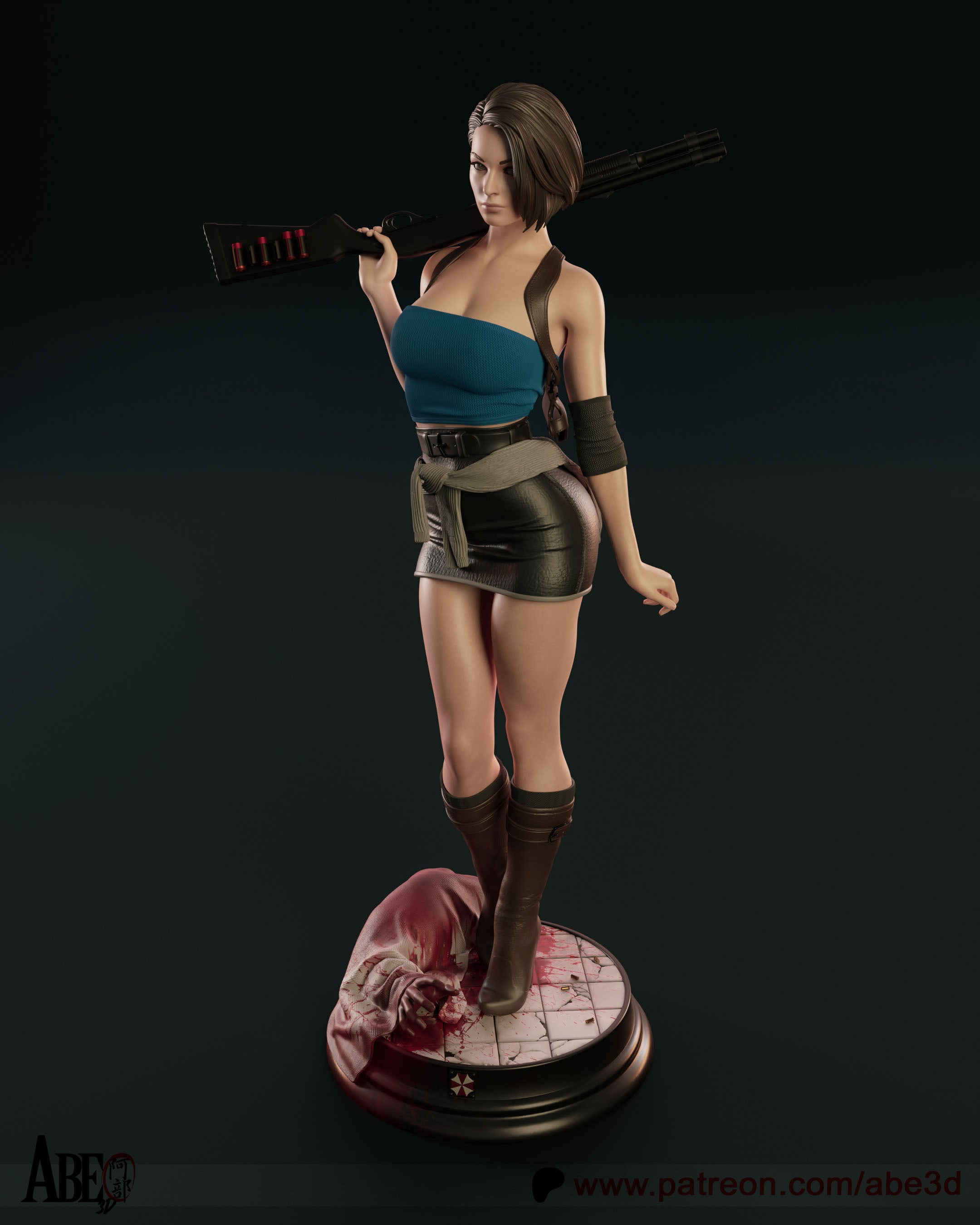 Jill Valentine Statue