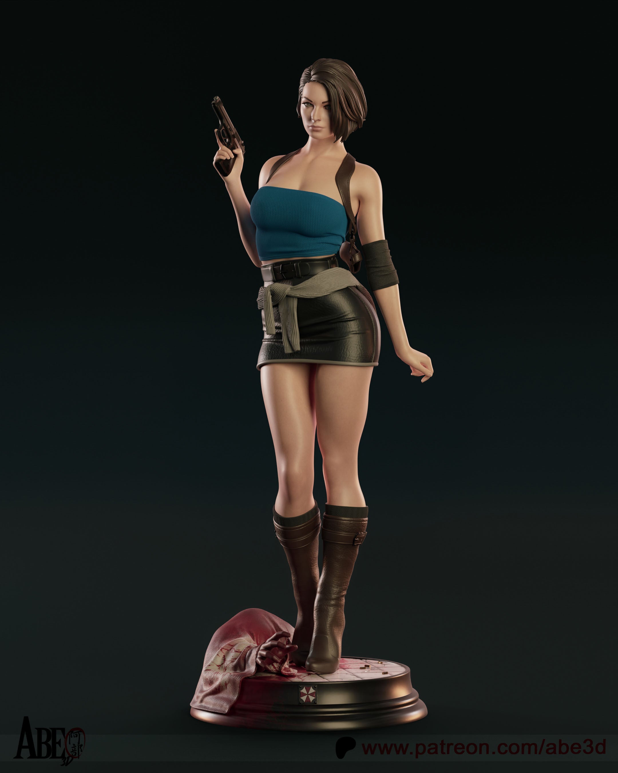 Jill Valentine Statue