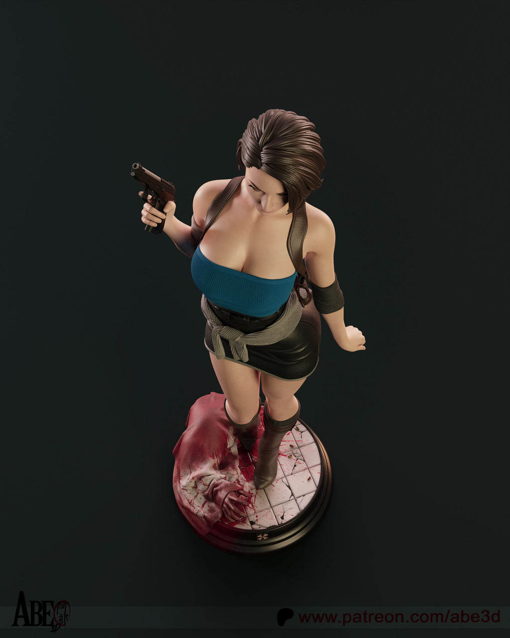 Jill Valentine Statue