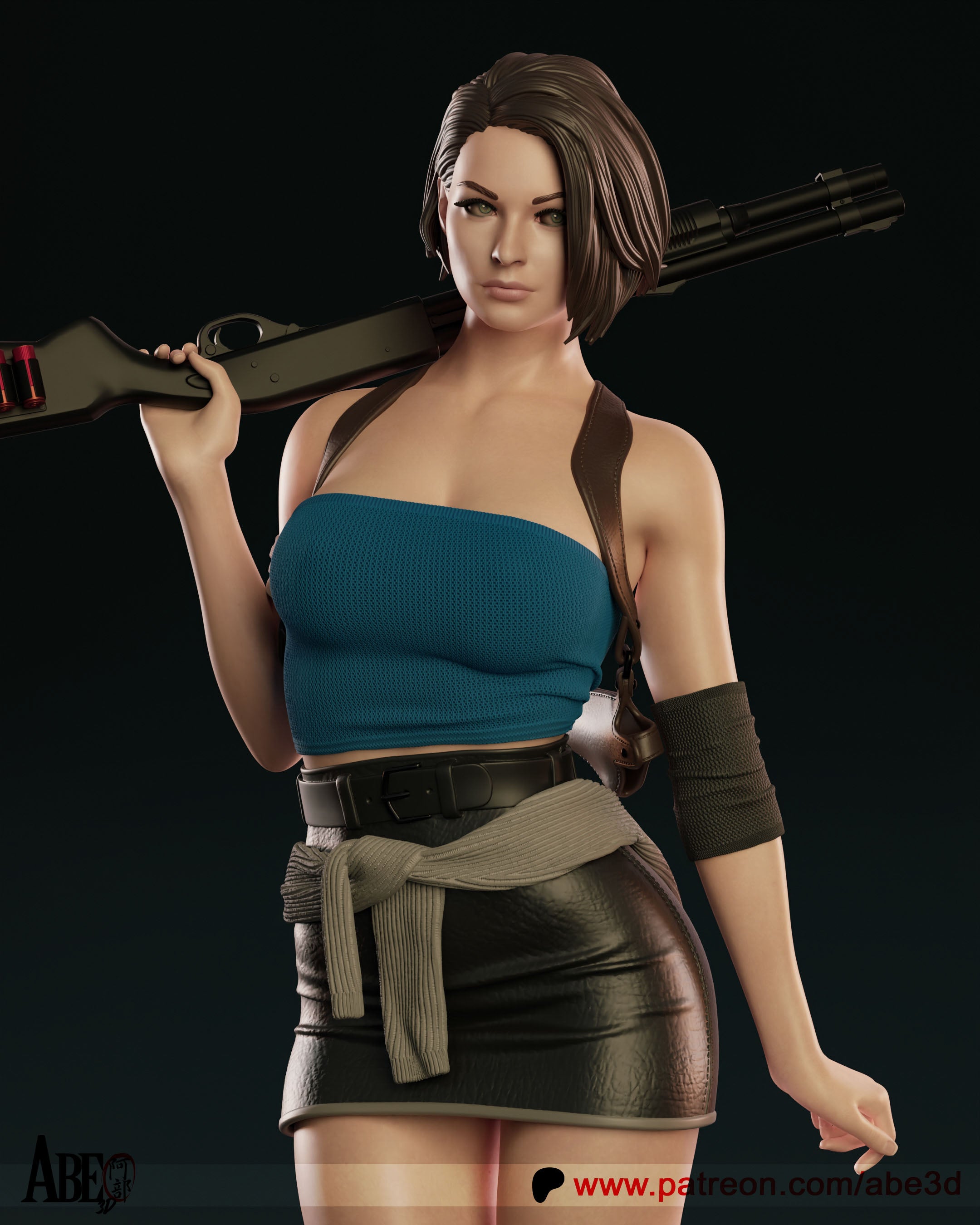 Jill Valentine Statue