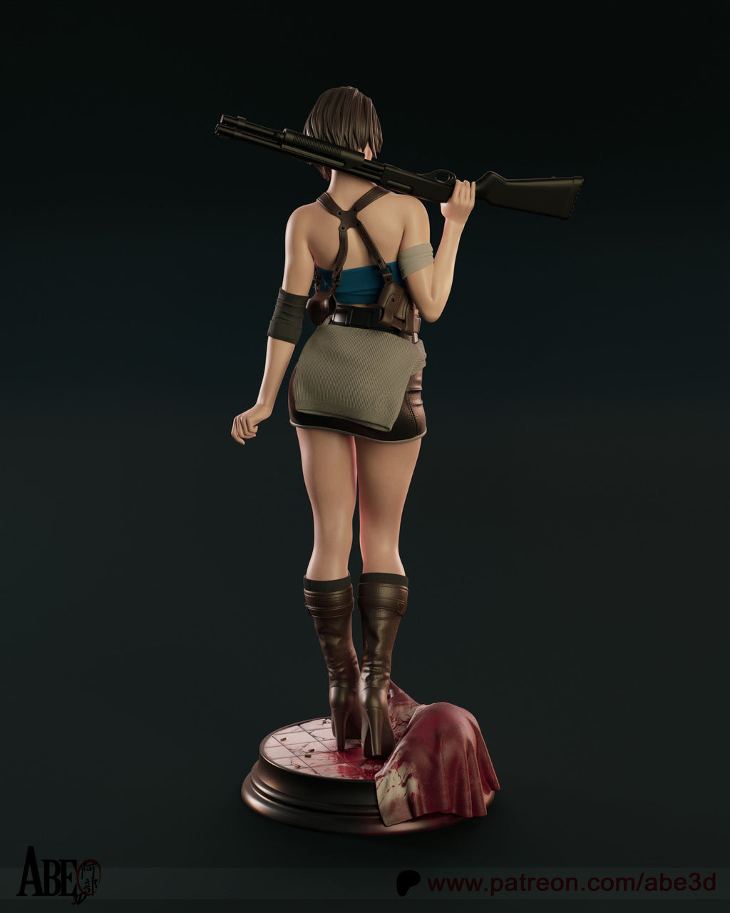 Jill Valentine Statue
