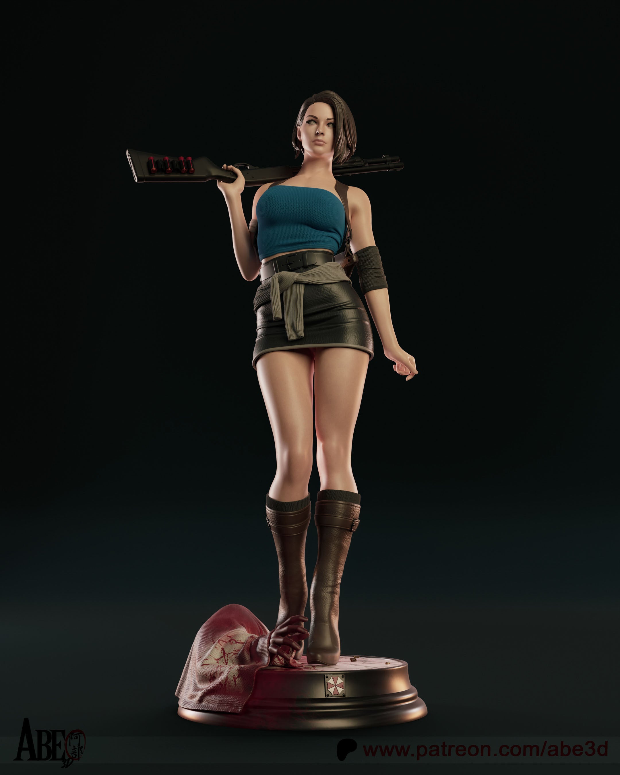 Jill Valentine Statue