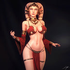 Space Hostess Statue