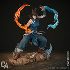 Elemental Warrior Heroine Statue