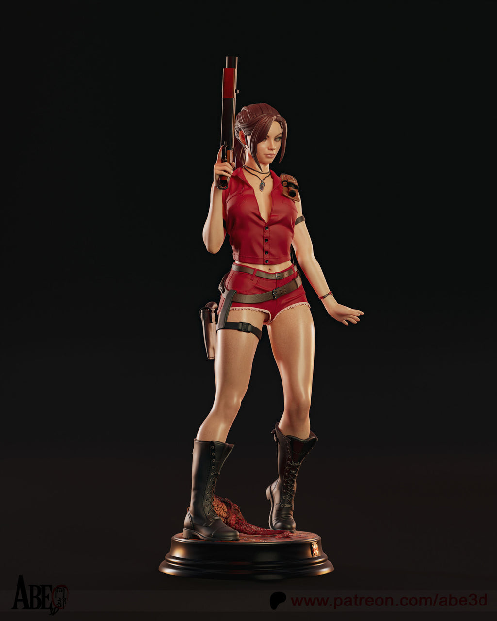 Red Jacket Survivor Statue