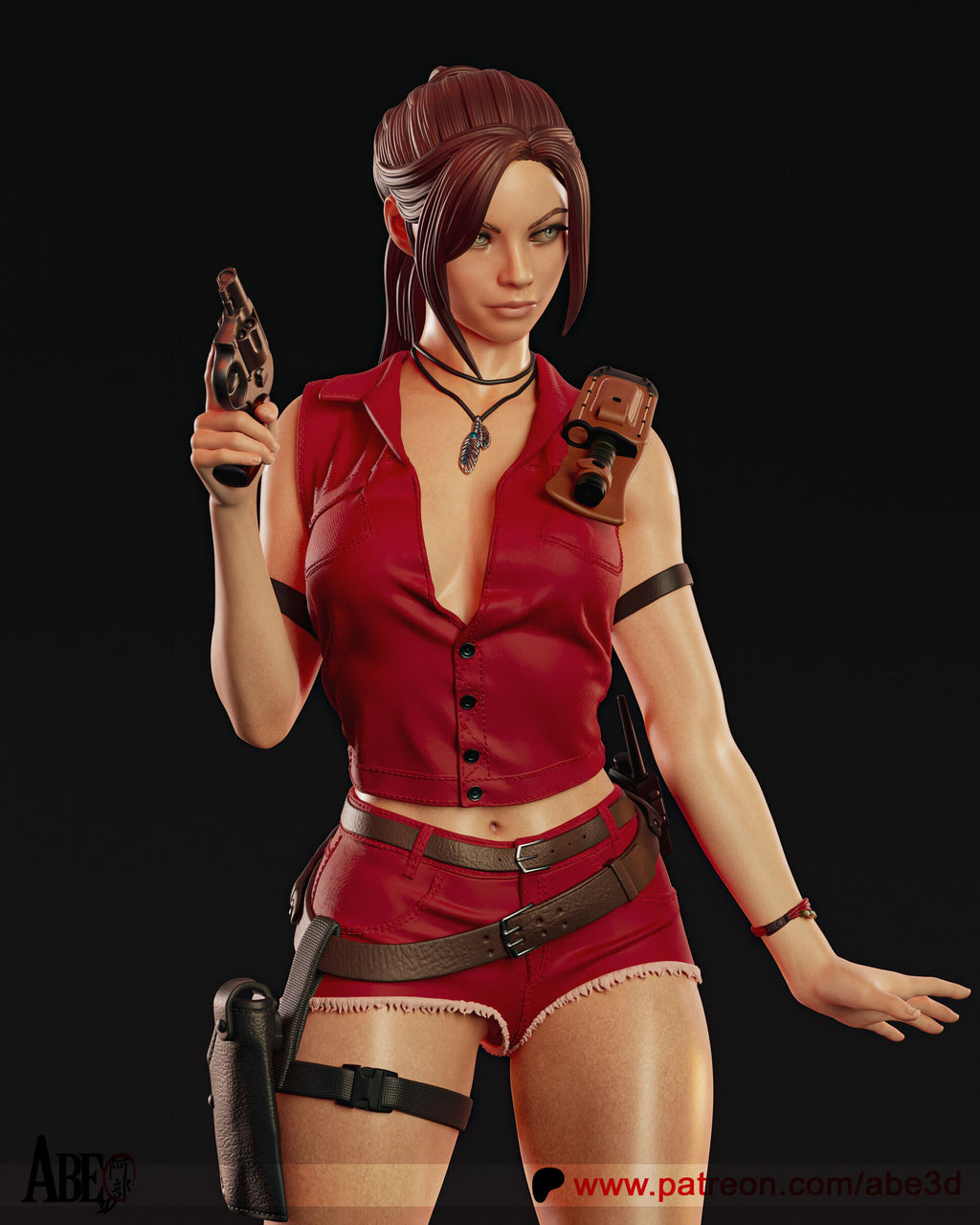 Red Jacket Survivor Statue