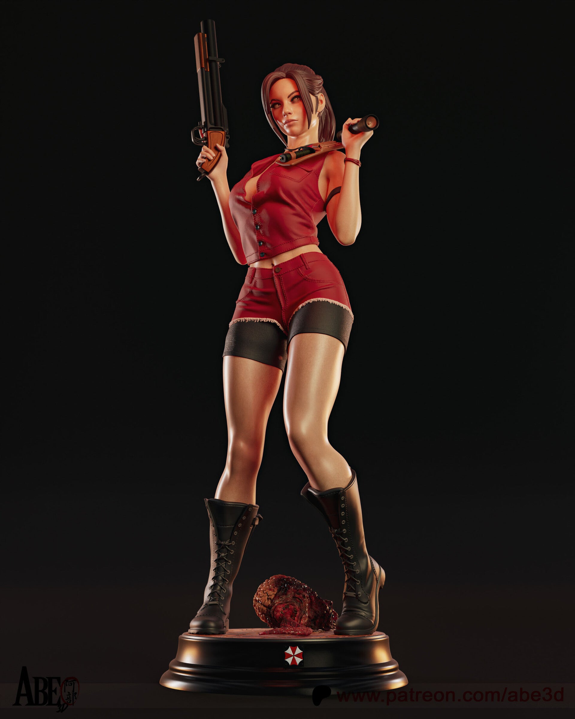Red Jacket Survivor Statue
