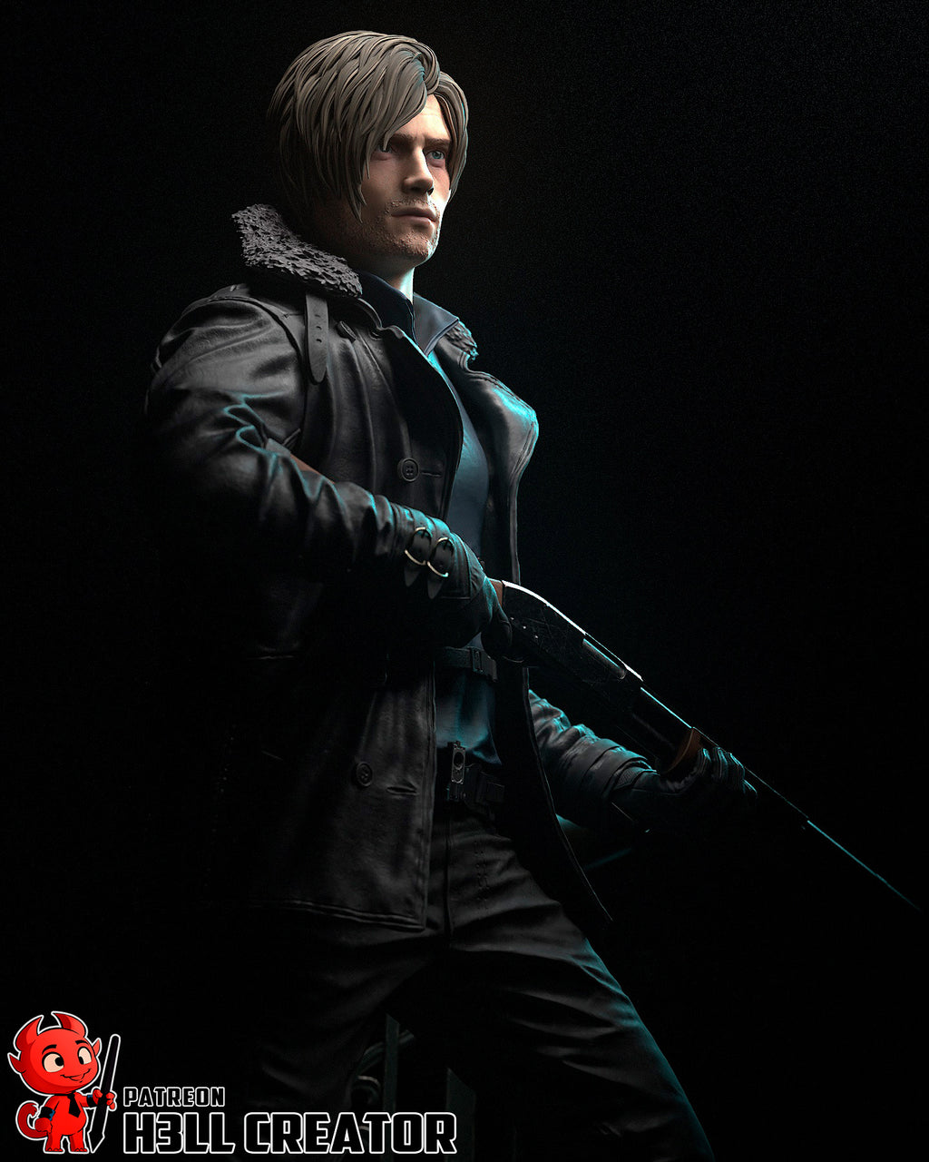 Survival Horror Agent Statue