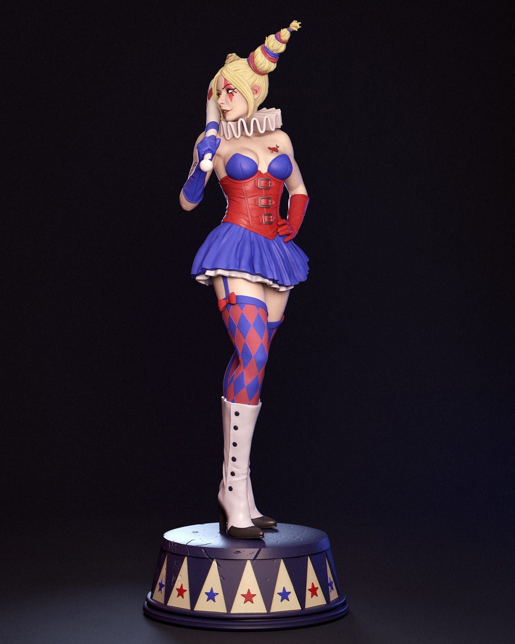 Harley Quinn Clown Statue