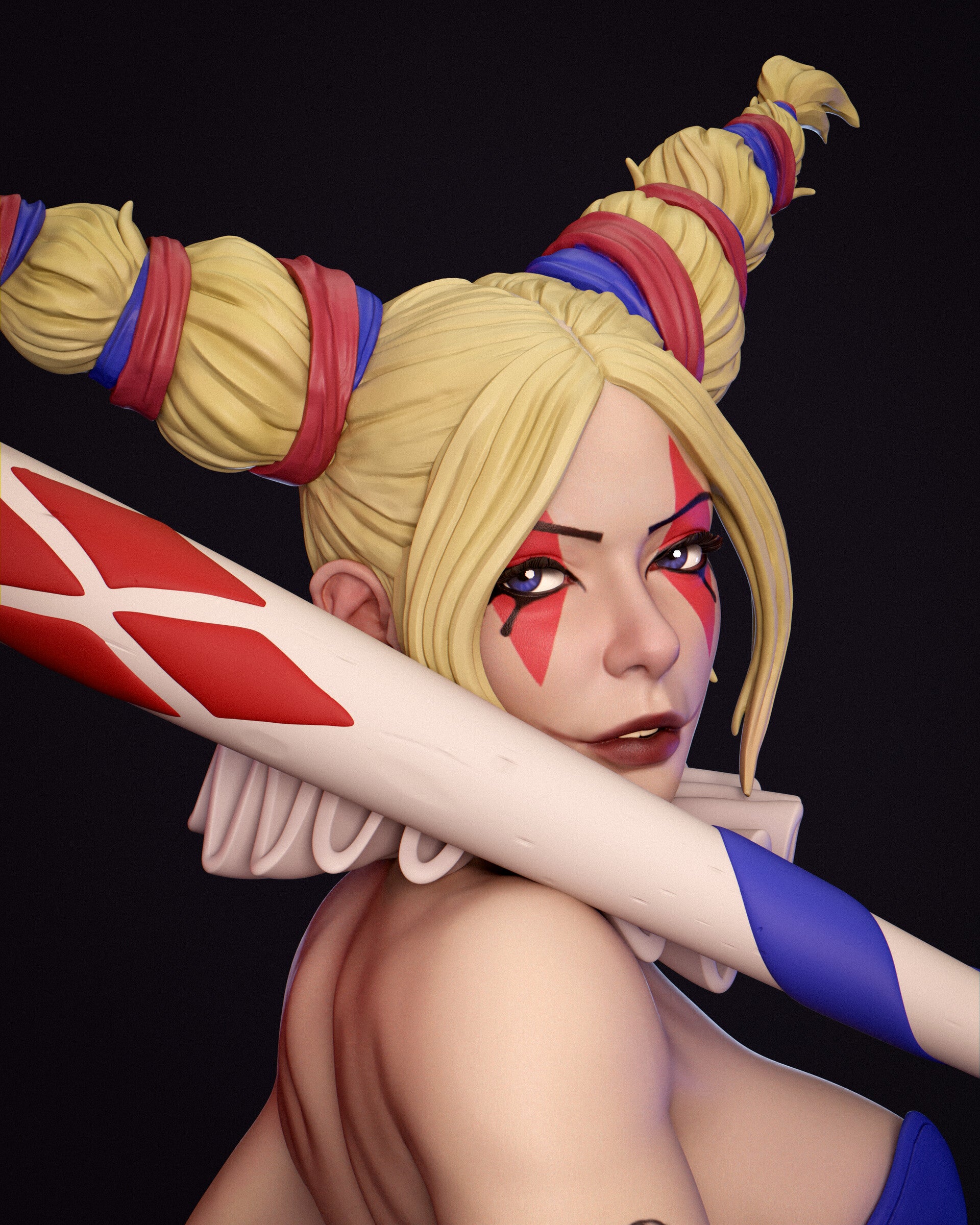 Harley Quinn Clown Statue