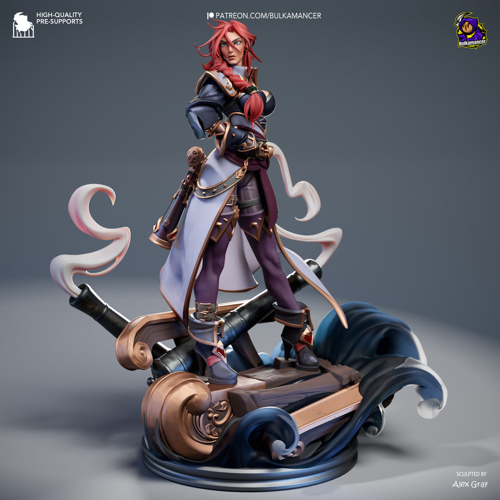 The Crimson Corsair Statue