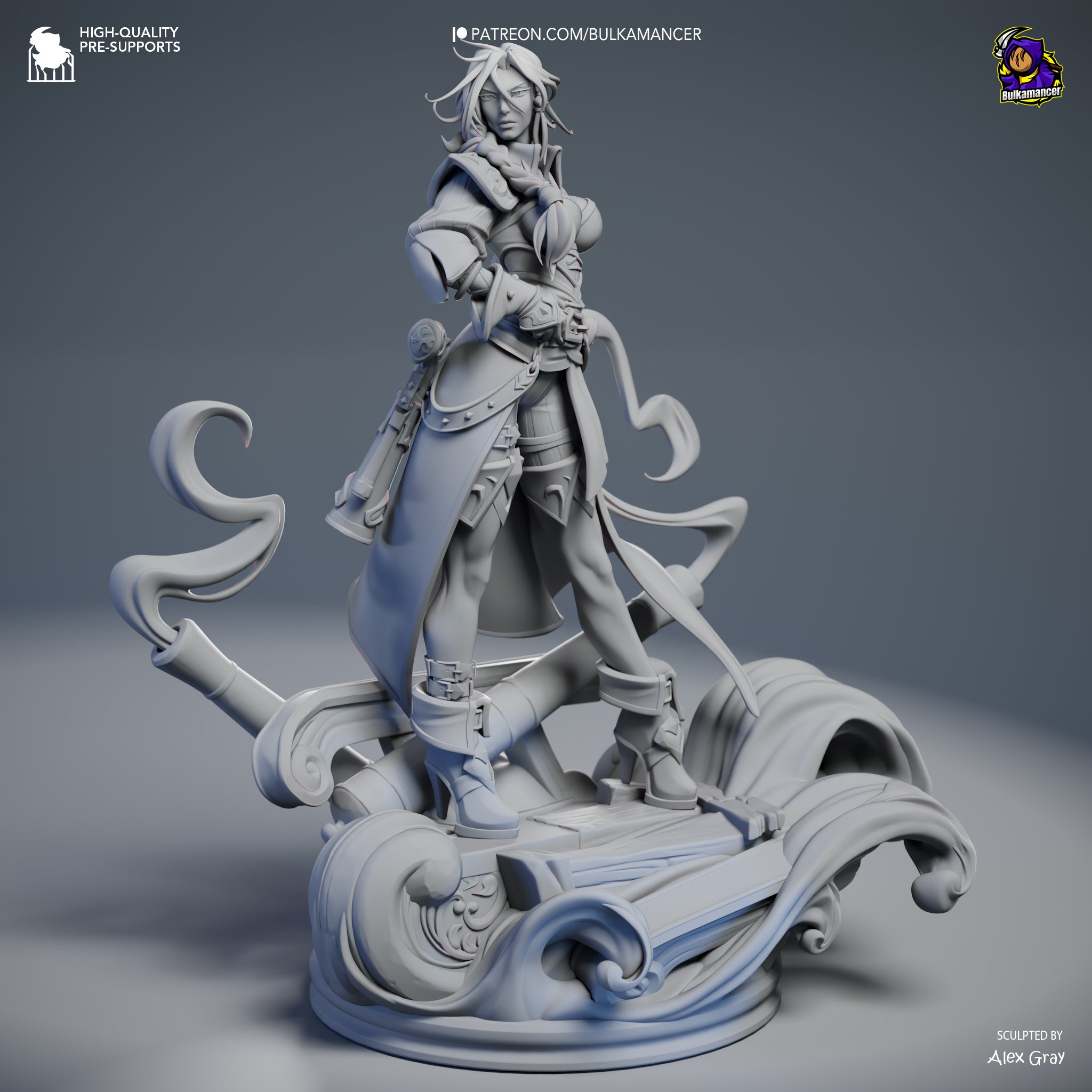 The Crimson Corsair Statue